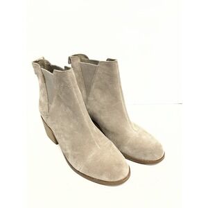 TOMS Women's Esme Desert Taupe Suede Chelsea Boot Size 9 US 10013019